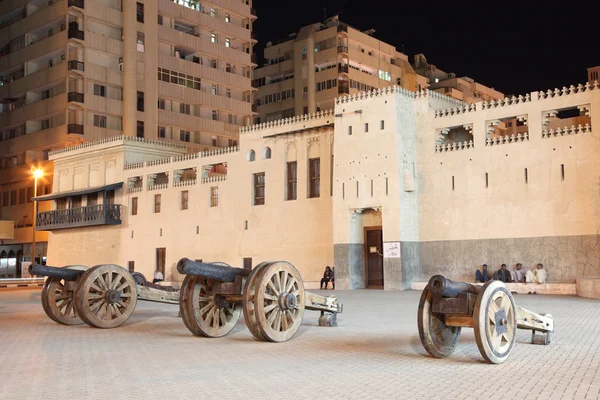 Форт Аль Хісн у місті Шарджа, Об'єднані Арабські Емірати — стокове фото