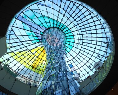 Cupola of the Wafi mall in Dubai clipart