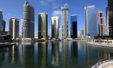 Jumeirah Lakes Towers in Dubai clipart