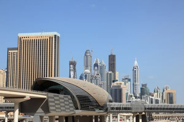 दुबई मरीना मेट्रो स्टेशन — स्टॉक फोटो, इमेज