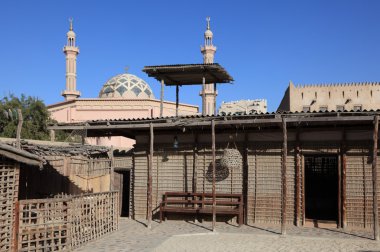 Traditional Bedouin Village in Ajman Museum, United Arab Emirates clipart