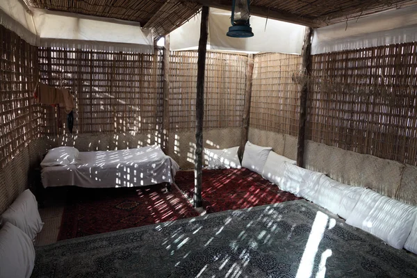 Dom tradycyjny beduiński ajman, Zjednoczone Emiraty Arabskie — Zdjęcie stockowe