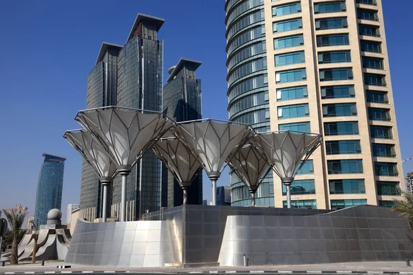 Doha centrum district Al Dafna, Qatar — Stockfoto