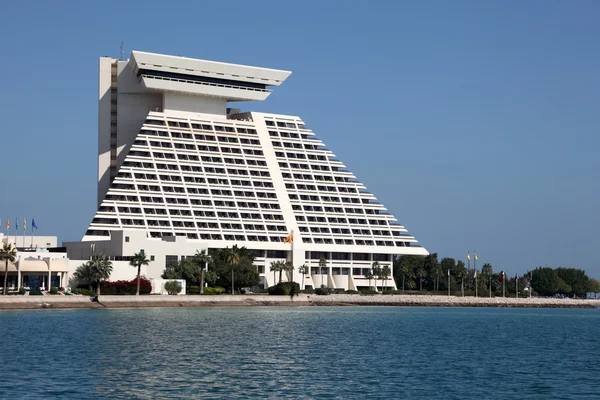 Το ξενοδοχείο sheraton στη Ντόχα, Κατάρ. — Φωτογραφία Αρχείου