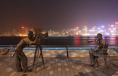 Avenue of Stars in Hong Kong clipart