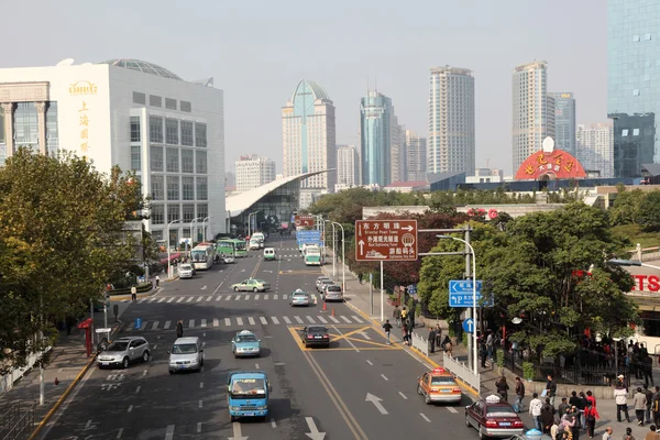 中国を上海の浦東、ストリート — ストック写真
