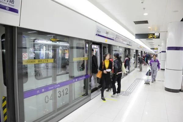 Stazione della metropolitana di Shanghai — Foto Stock