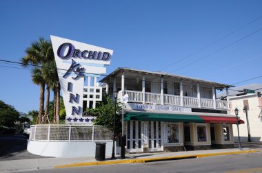 Motel at Key West, Florida USA clipart