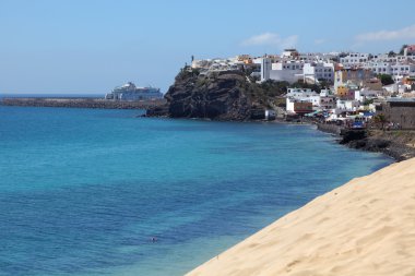 Morro Jable coast, Canary Island Fuerteventura, Spain clipart