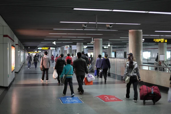 Estación de metro de Shanghai — Foto de Stock