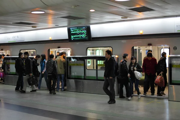 Estação de Metro de Xangai — Fotografia de Stock