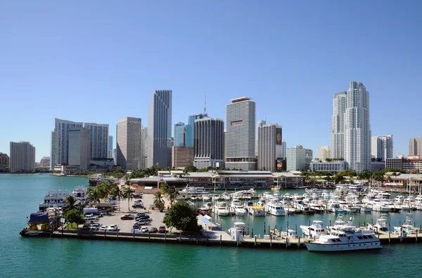 Downtown Miami Skyline, Florida — Stock Photo, Image