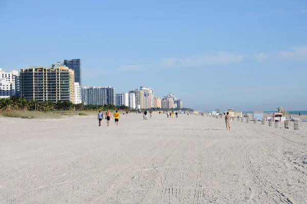 Południowej plaży w Miami, florida, Stany Zjednoczone Ameryki — Zdjęcie stockowe