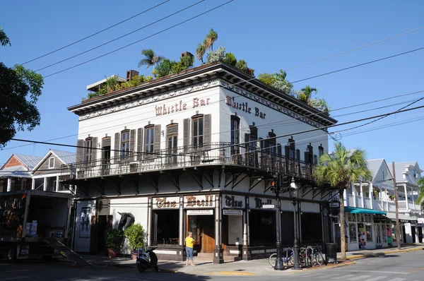 Gwizdek słynny bar w key west, Floryda, Stany Zjednoczone Ameryki — Zdjęcie stockowe