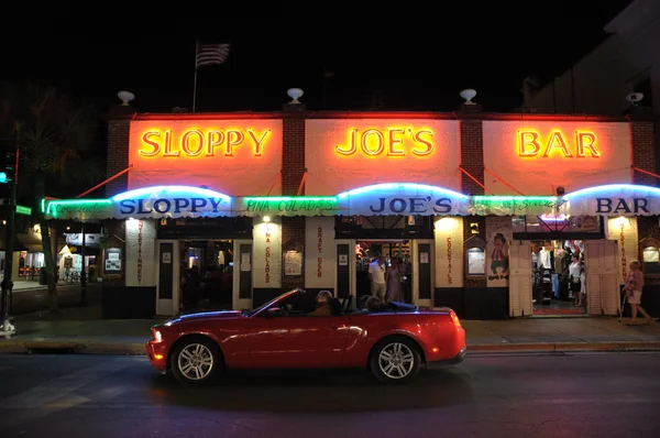 Slordig Joes Bar in Key West, Florida toetsen Usa — Stockfoto