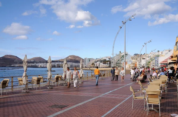 Promenade in Las Palmas de Gran Canaria — Stock Photo, Image