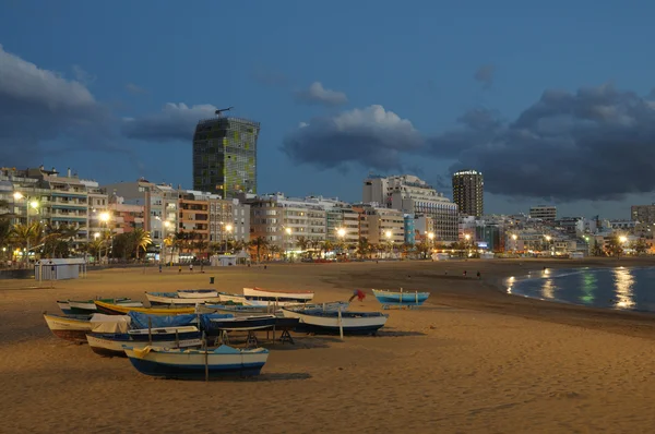 Praia Playa de Las Canteras em Las Palmas de Gran Canaria — Fotografia de Stock