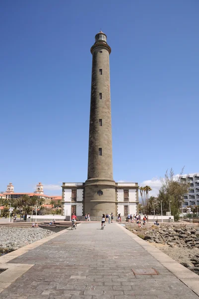 Vuurtoren van Maspalomas, grand Canarische eilanden — Stockfoto