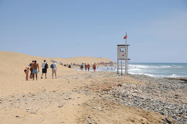 Strand von Maspalomas, große Kanarische Insel, Spanien — Stockfoto