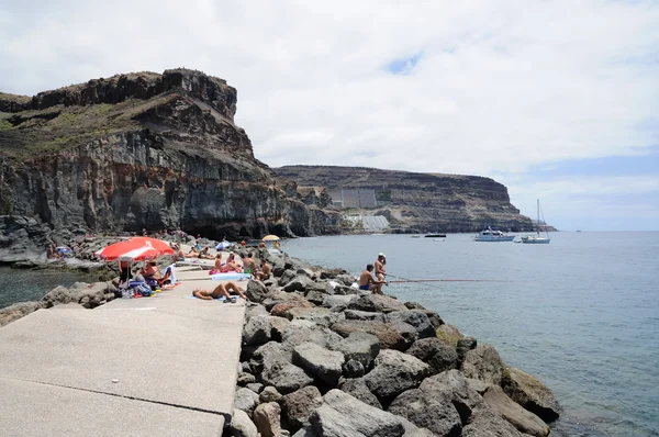 Puerto de mogan, grand Canarische eiland Spanje — Stockfoto