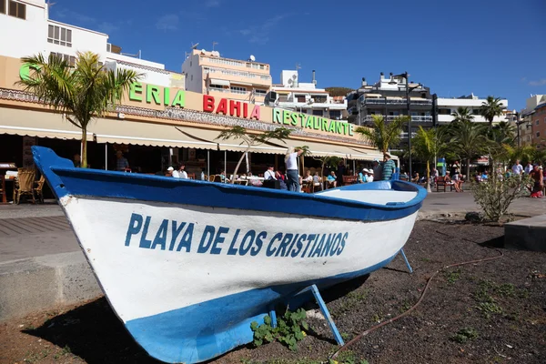 Playa de Los Cristianos, Islas Canarias Tenerife — Foto de Stock