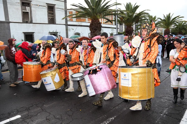 Cruz de Tenerife Καρναβάλι 2011: στο κοστούμι Απόκριες — Φωτογραφία Αρχείου