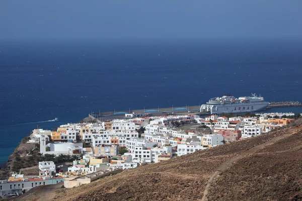 Veduta aerea di Morro Jable, Isola delle Canarie Fuerteventura — Foto Stock
