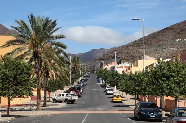 Straße in morro jable, kanarische insel fuerteventura — Stockfoto