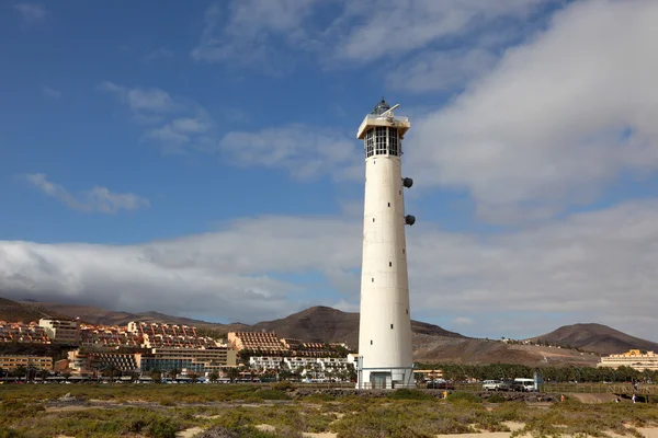 Farol Faro de Jandia, Ilha das Canárias Fuerteventura — Fotografia de Stock