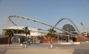 Khalifa International Stadium in Doha, Qatar clipart