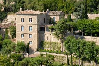 House in Gordes, southern France clipart