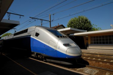 The french high speed train, TGV clipart