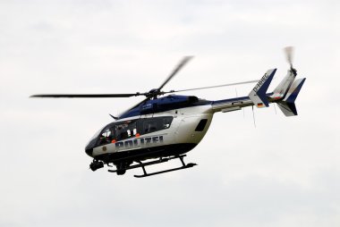 German Police Helicopter Eurocopter EC 145 clipart