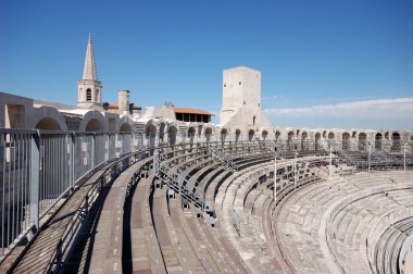 The Roman Arena in Arles, France clipart