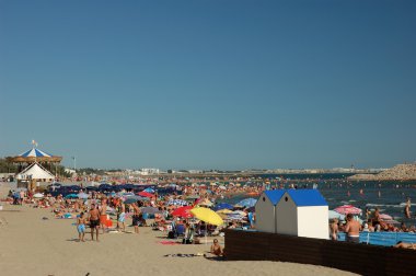 Beach in La Grande Motte, France clipart