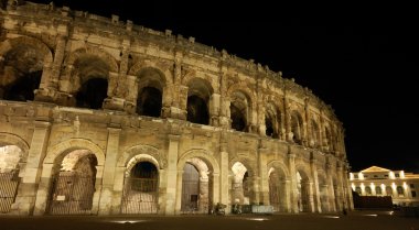 Roman Amphitheater, Nimes, France clipart