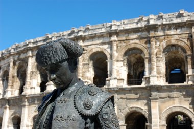 Roman Amphitheater, Nimes, France clipart