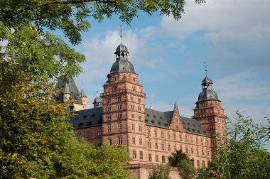 Castle Johannisburg in Bavaria, Germany clipart