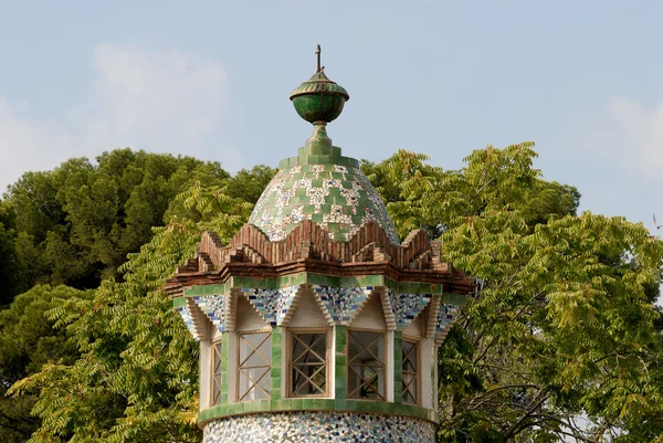 Edifício projetado por Antoni Gaudi, Barcelona Espanha — Fotografia de Stock