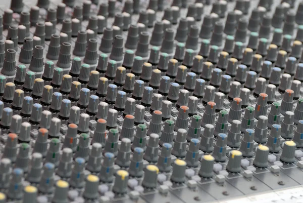 Music mixing board — Stock Photo, Image