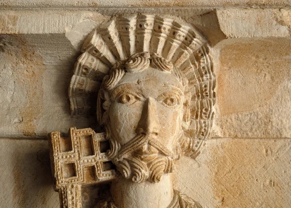 Oud standbeeld in aix-en-provence, Frankrijk — Stockfoto