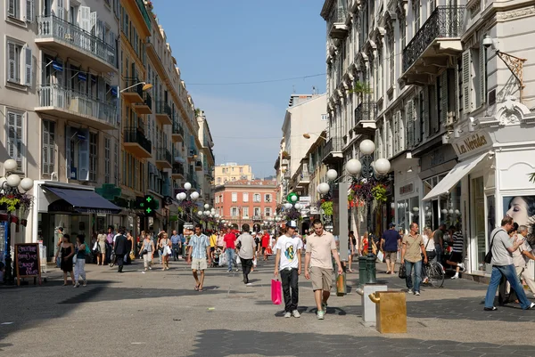 Уличная сцена в Ницце — стоковое фото