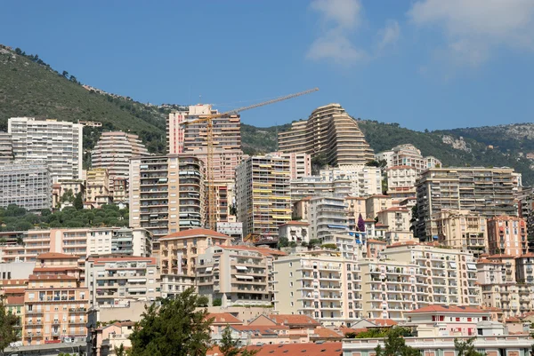 Monte Carlo appartment buildings in Monaco — Stok fotoğraf