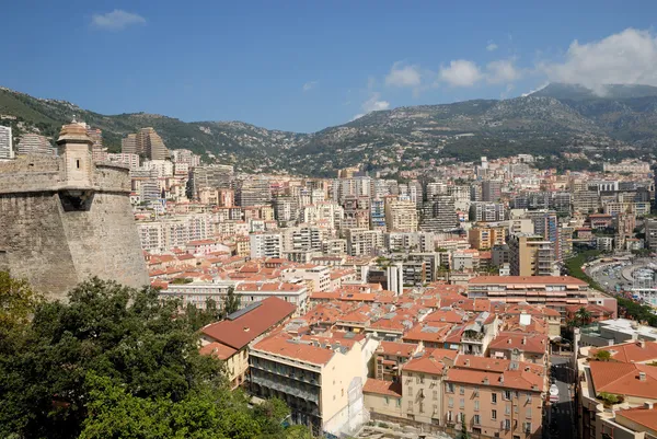 Pohled přes monte carlo, Monako — Stock fotografie