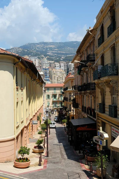 Rua em Monte Carlo, Mônaco — Fotografia de Stock