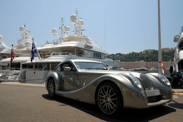 Coche deportivo de lujo en Monte Carlo, Mónaco —  Fotos de Stock