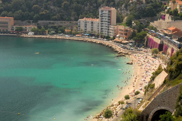 Beach at the Villefranche-sur-Mer, France — Stock Photo, Image