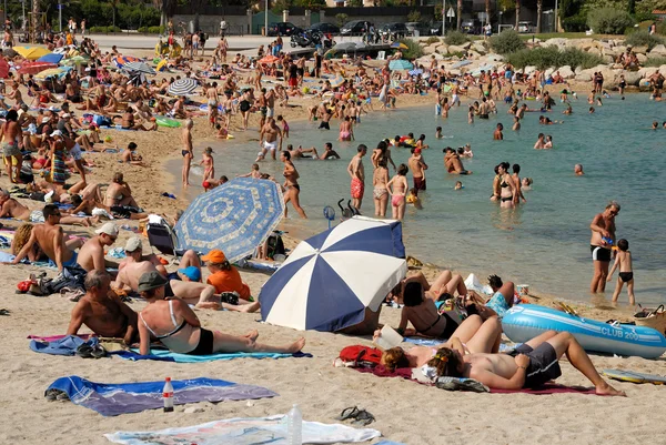 Stranden i la ciotat, södra Frankrike — Stockfoto