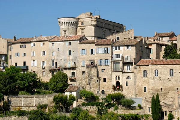 Widok średniowiecznego miasta Gordes, we Francji — Zdjęcie stockowe