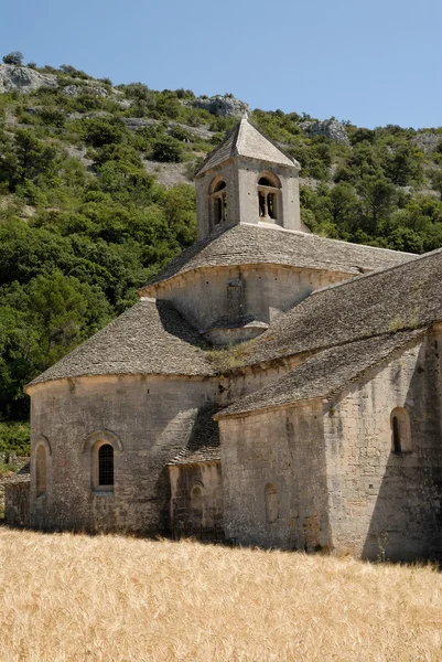 Senanque abbey i södra Frankrike — Stockfoto